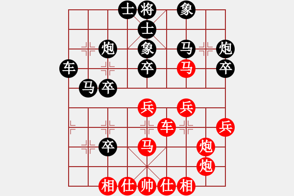 象棋棋譜圖片：棋迷人(4級)-負(fù)-山雞(7級) 6 0 - 步數(shù)：40 