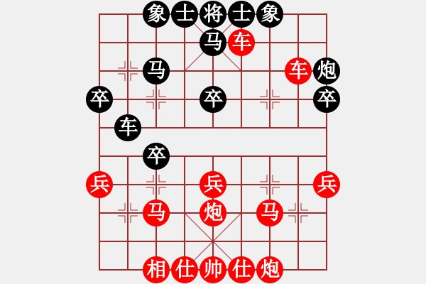 象棋棋譜圖片：制馬悶宮 巧取豪奪：偏鋒炮王[紅] -VS- 13986995966[黑] - 步數(shù)：29 