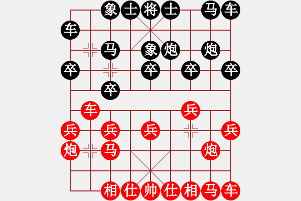 象棋棋譜圖片：青島市 魯本杰 和 浙江省 申恩炫 - 步數(shù)：10 