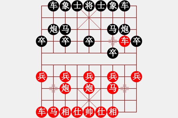 象棋棋谱图片：阳光海盗(2段)-胜-龙啸九天(4段) - 步数：10 