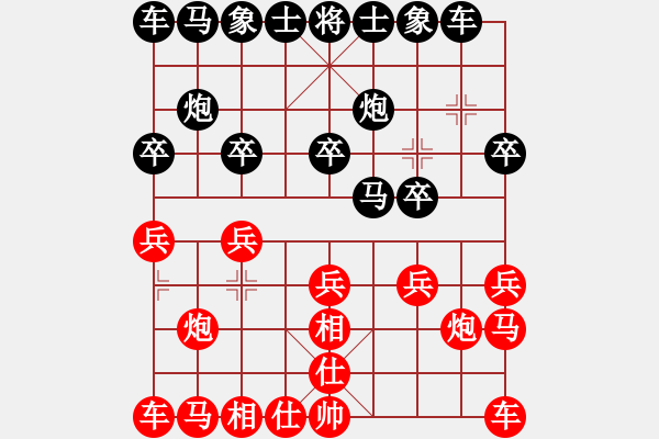 象棋棋譜圖片：11938局 A08-邊兵局-小蟲(chóng)引擎24層 紅先和 天天AI選手 - 步數(shù)：10 