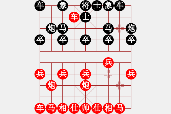 象棋棋譜圖片：棋心哥1234[2741214567] 先負(fù) 棋心閣回憶[82909429] - 步數(shù)：10 