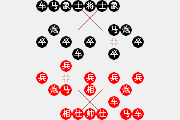 象棋棋譜圖片：所司和晴 黨國蕾 勝 保羅維奇 濮方堯 - 步數(shù)：10 