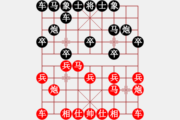 象棋棋譜圖片：150711 第6輪 第16臺(tái) 蔡嘉明（柔）先負(fù)鄭家浚（雪） - 步數(shù)：10 