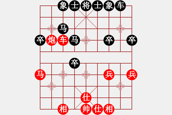 象棋棋譜圖片：天天象棋華山論劍浩軒爺先勝拋丸機(jī)業(yè)7-1 - 步數(shù)：40 