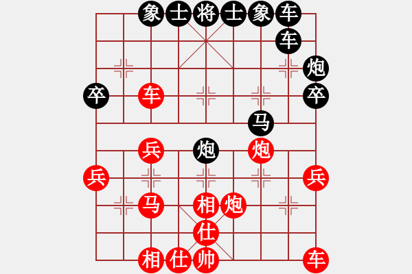 象棋棋譜圖片：南方隊(duì) 徐超 負(fù) 北方隊(duì) 洪智 - 步數(shù)：30 