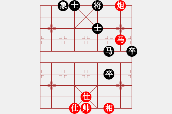 象棋棋譜圖片：第3屆(人機(jī))月賽復(fù)賽 山蜂 先勝 hongcheni225 - 步數(shù)：110 