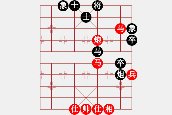 象棋棋譜圖片：第3屆(人機(jī))月賽復(fù)賽 山蜂 先勝 hongcheni225 - 步數(shù)：80 