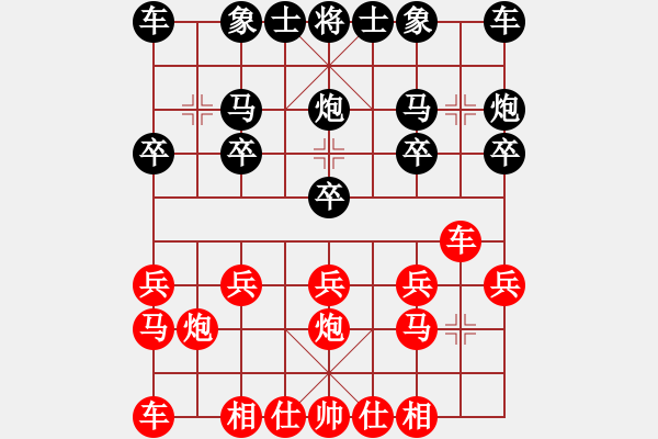 象棋棋譜圖片：橫才俊儒[292832991] -VS- 吉祥[2578059748] - 步數(shù)：10 