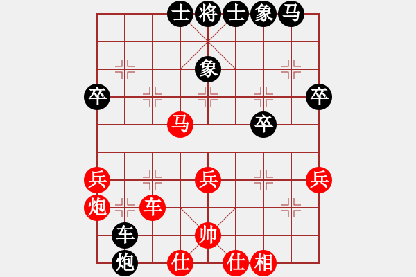 象棋棋譜圖片：蹋雪無(wú)痕(3段)-負(fù)-shanu(2段) - 步數(shù)：40 