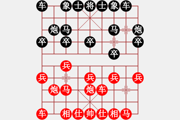 象棋棋譜圖片：車 - 步數(shù)：10 