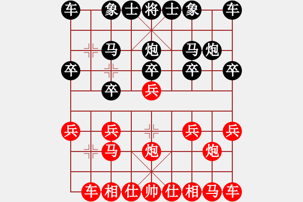 象棋棋譜圖片：飛天象 先勝 玩玩大師 20221106 - 步數(shù)：10 