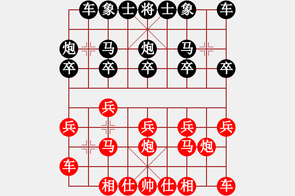 象棋棋譜圖片：行者必達[紅] -VS- 閆之格[黑] - 步數(shù)：10 