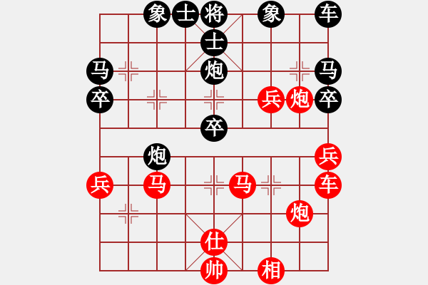 象棋棋譜圖片：鐵手團(4段)-勝-太俗啦(9段) - 步數(shù)：40 