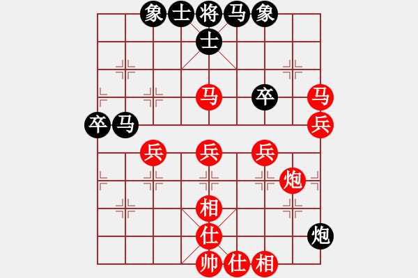 象棋棋谱图片：王林蒙(3段)-胜-毛头(2段) - 步数：60 