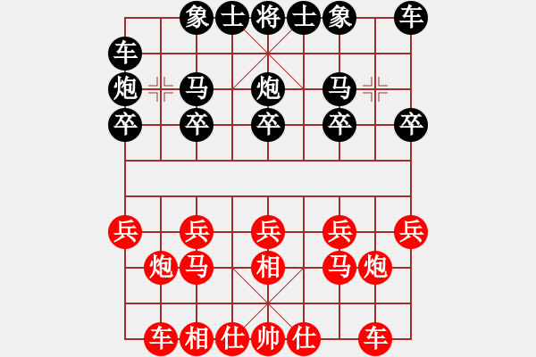 象棋棋譜圖片：2009-03-07日 謝博文（紅先勝）劉老師02 - 步數(shù)：10 