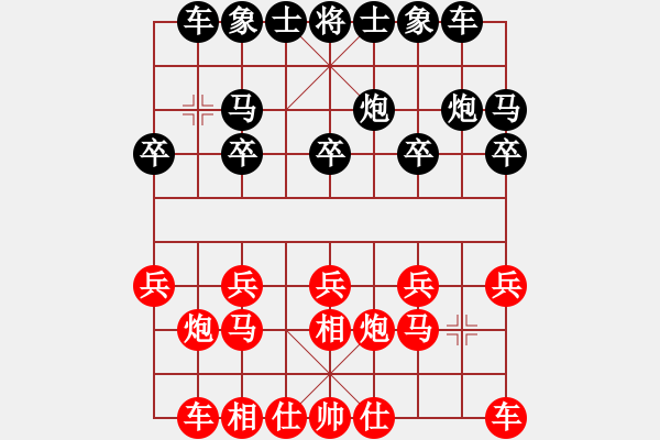 象棋棋谱图片：皖剑淮水(3段)-胜-胜哥(3段) - 步数：10 