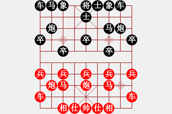 象棋棋譜圖片：2023.9.9.2中級(jí)場(chǎng)后勝橫車(chē)盤(pán)頭馬 - 步數(shù)：10 