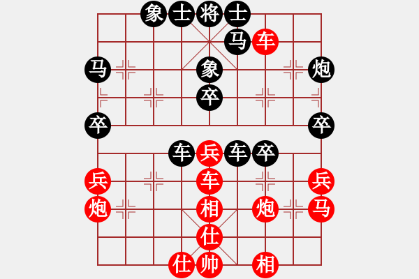 象棋棋譜圖片：53屆大興月賽5喬旭先勝付公亮 - 步數(shù)：40 