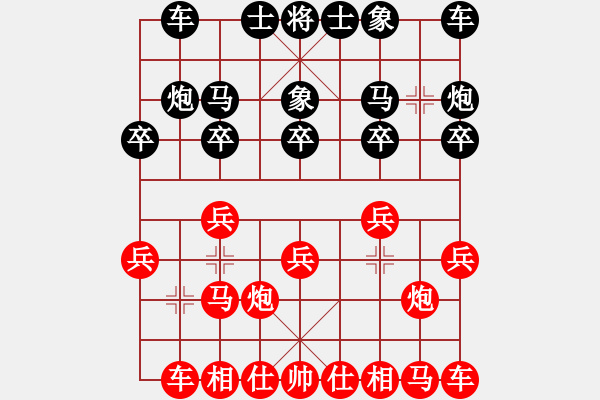 象棋棋譜圖片：無敵天下(5段)-和-仙女挖路(1段) - 步數(shù)：10 