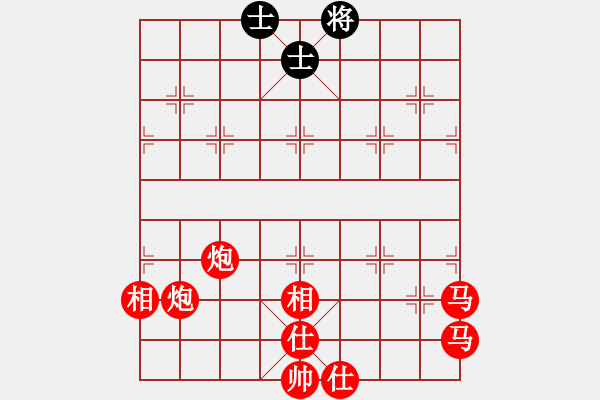 象棋棋譜圖片：紅相不在崗上，可不可以用其他代替紅相實施困馬 - 步數(shù)：5 