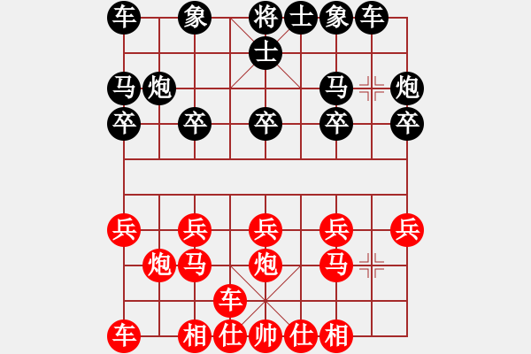 象棋棋譜圖片：橫才俊儒[292832991] -VS- super,man[1538143817] - 步數(shù)：10 