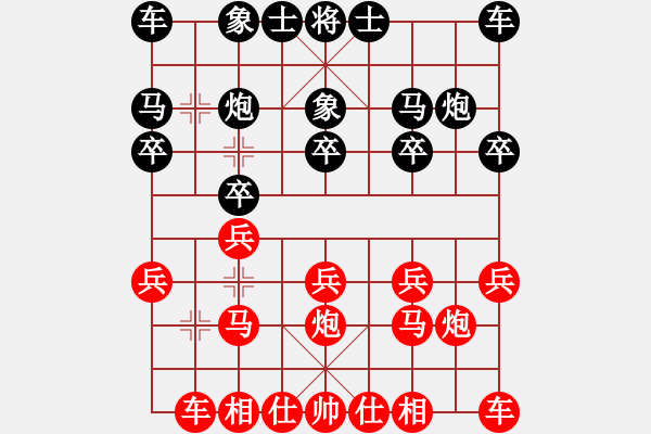 象棋棋譜圖片：仙人指路（業(yè)四升業(yè)五評(píng)測(cè)對(duì)局）我先勝 - 步數(shù)：10 