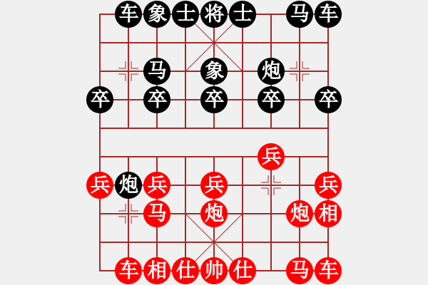 象棋棋譜圖片：四川成都龍翔通訊隊(duì) 趙攀偉 勝 廣東碧桂園隊(duì) 許國(guó)義 - 步數(shù)：10 