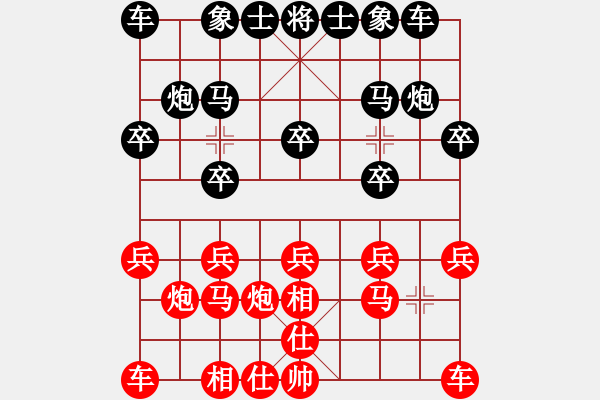 象棋棋譜圖片：bbboy002[紅] -VS- 石頭851a[黑] - 步數(shù)：10 