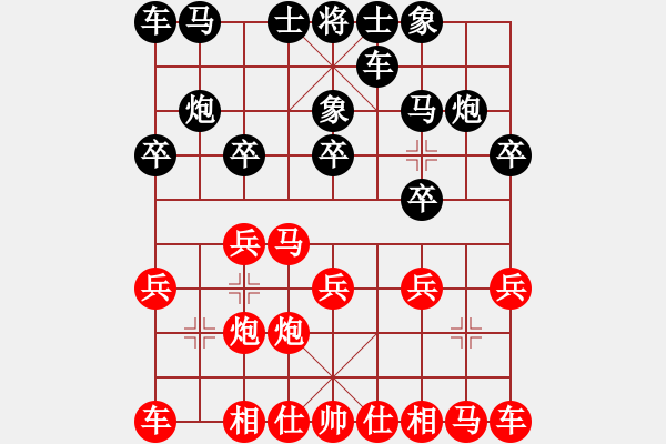 象棋棋譜圖片：湖北三環(huán)象棋隊(duì) 何靜 和 湖南隊(duì) 安娜 - 步數(shù)：10 