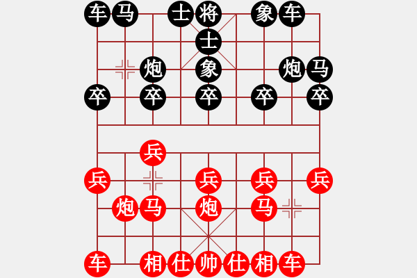 象棋棋譜圖片：卍 滴血穿石佛 卐[423375394] 勝 潘少[1216897123] - 步數(shù)：10 