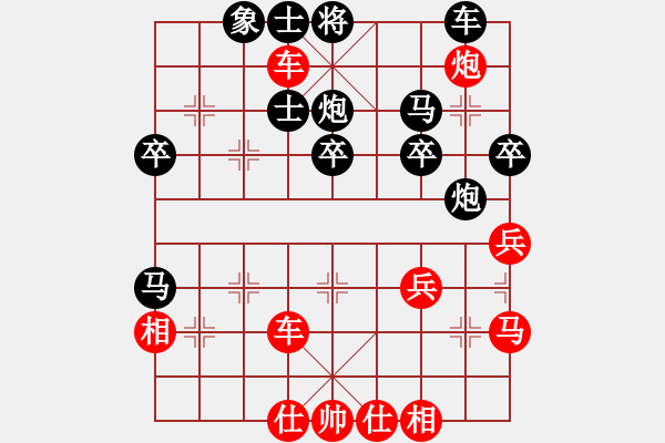 象棋棋譜圖片：2006年弈天外圍賽第一輪：江湖之猛虎(5r)-負(fù)-北樂大叔(6段) - 步數(shù)：40 