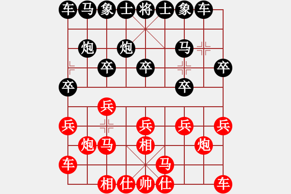 象棋棋譜圖片：荷蘭 王輝川 勝 日本 田中篤 - 步數(shù)：10 