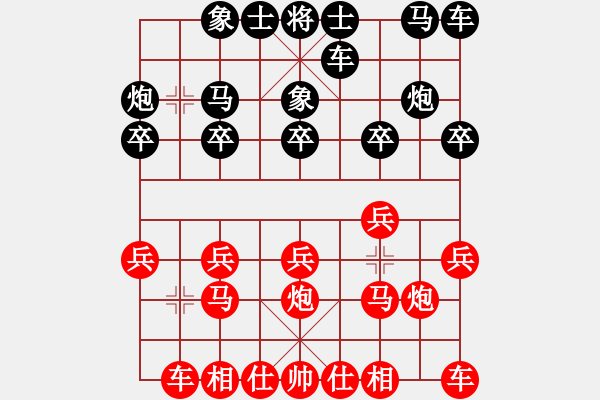 象棋棋譜圖片：霹靂嬌娃[紅] -VS- 雨夜飛鷹[黑] - 步數(shù)：10 