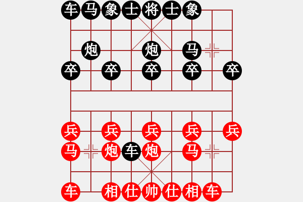 象棋棋譜圖片：無(wú)錫名將(5段)-勝-正陽(yáng)名劍客(4段) - 步數(shù)：10 