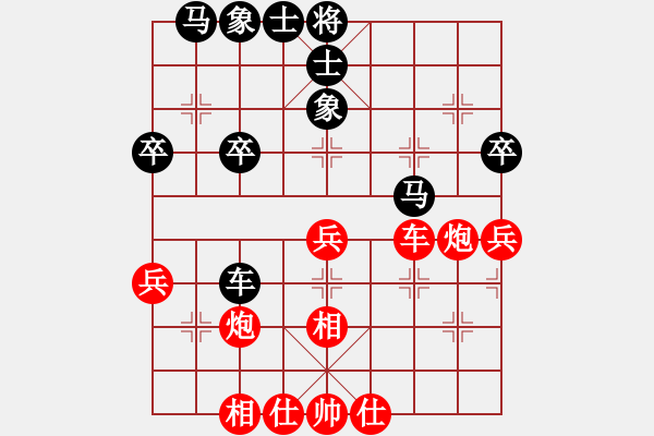 象棋棋譜圖片：likun(1段)-和-bbboy002(3級) - 步數(shù)：40 