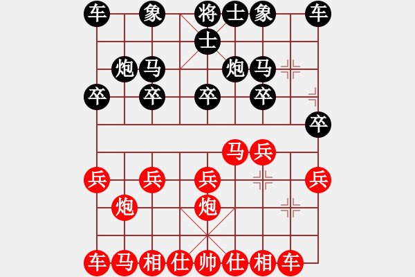 象棋棋譜圖片：kuk嘿帥[1605084563] -VS- ㊣清龍(審核)[41137321] - 步數(shù)：10 