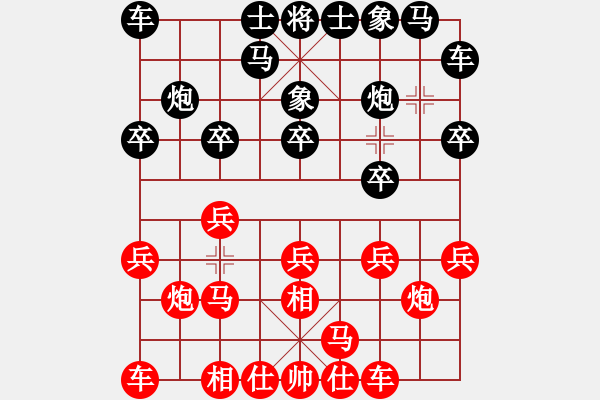 象棋棋谱图片：2022第8届温岭杯全国象棋国手赛[1]:郝继超先胜徐崇峰 - 步数：10 