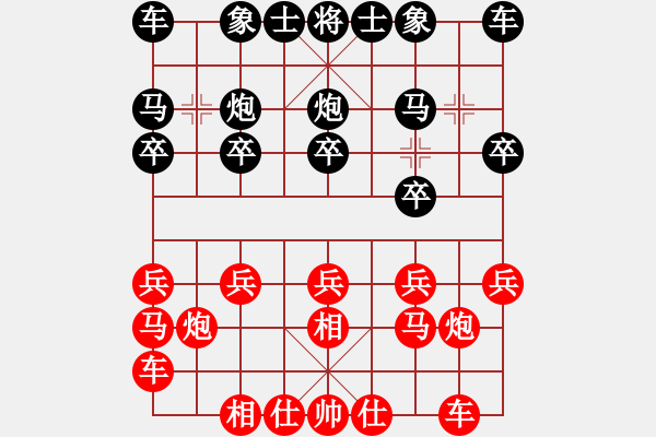 象棋棋谱图片：高密棋协杯第2届女甲16轮：上海九城置业欧阳琦琳VS山东宏远刘钰 - 步数：10 