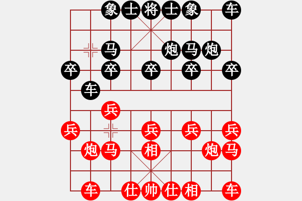 象棋棋譜圖片：‰●綢都情緣[紅] -VS- 荷鄉(xiāng)棋緣[黑] - 步數(shù)：10 