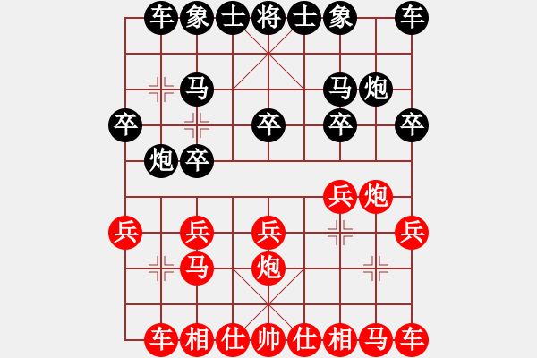 象棋棋譜圖片：快樂布衣幫家族內(nèi)戰(zhàn)快樂布衣先和勿言雪 - 步數(shù)：10 