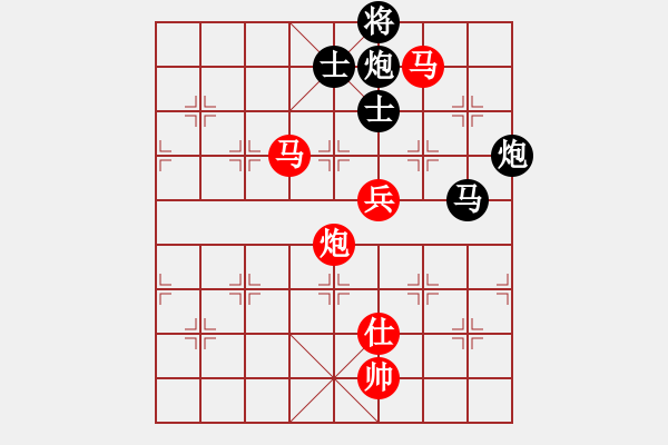 象棋棋谱图片：铁道游击包(8段)-和-金来也(6段) - 步数：180 