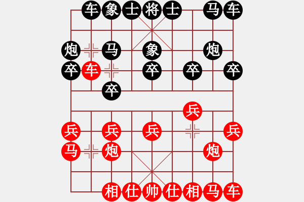 象棋棋譜圖片：棋局分析【重點(diǎn)如何利用紅飛邊相弱點(diǎn)】 - 步數(shù)：10 