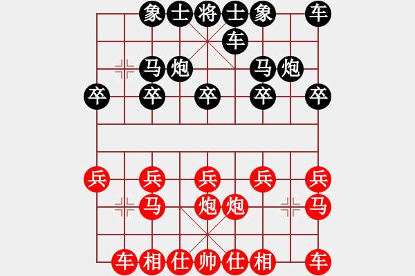 象棋棋譜圖片：小心啊小心(2星)-勝-太難起名(8星) - 步數(shù)：10 