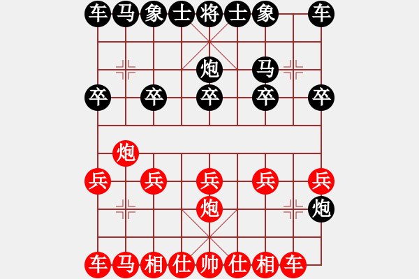 象棋棋譜圖片：棋友-魚aiq鳥[575644877] -VS- 語(yǔ)過(guò)添情[1360767172] - 步數(shù)：10 