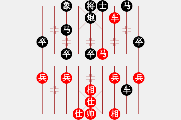 象棋棋譜圖片：一招驚心(4段)-負(fù)-別把牛逼瘋(2段) - 步數(shù)：40 