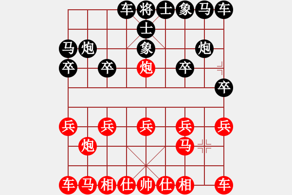 象棋棋譜圖片：袖手天下[紅] -VS- 殺天下英豪[黑] - 步數(shù)：10 