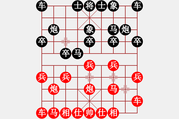 象棋棋譜圖片：太守棋狂先勝中國(guó)棋院交流中心3業(yè)3-22019·2·19 - 步數(shù)：10 