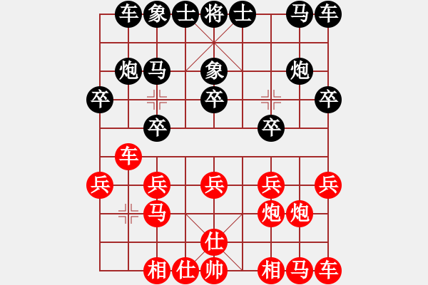 象棋棋譜圖片：小霸王[934097627] -VS- 君子劍[2356803169] - 步數(shù)：10 