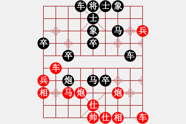 象棋棋譜圖片：順炮緩開車19120702后勝 - 步數(shù)：40 